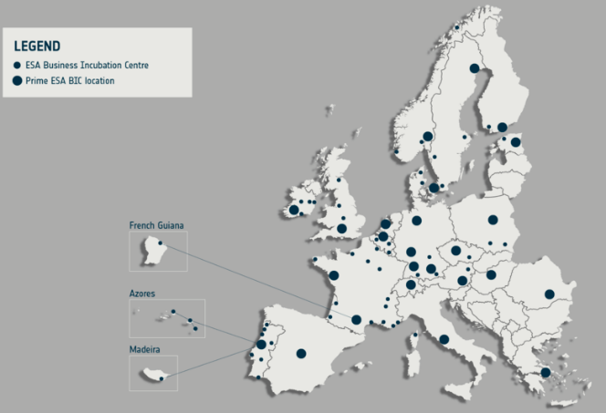 Carte européenne des ESA BIC